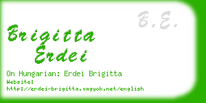 brigitta erdei business card